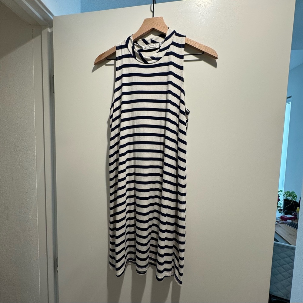 Fighting Eel Striped Swing Dress, M